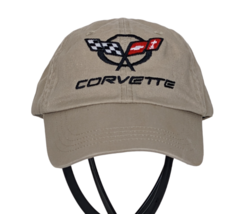 Corvette Adjustable Strap Hat From HeadShots by KC Cap Embroidered Adult... - £14.03 GBP