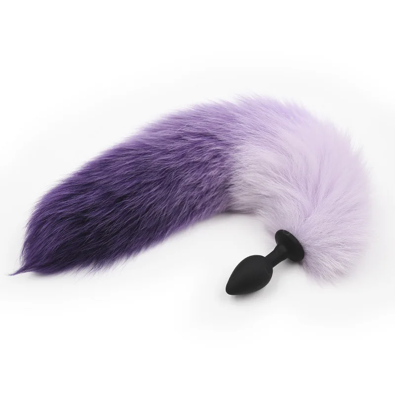 House Home Faux Fox Tail Toy Mature Home Mature Role Play Toy Surface Soft Silic - £19.55 GBP