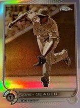 2022 Topps Chrome Corey Seager - Negative Refractor #101 - MLB LA Dodgers/Texans - £4.63 GBP