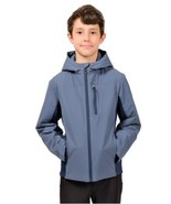 Spyder Boys Girls Jacket Blue Superlite Hood Pockets 3D Logo Midweight - €38,65 EUR