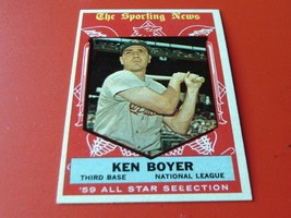 1959 Topps High # 557 Ken Boyer All - Star N.L. Baseball !! - £159.66 GBP