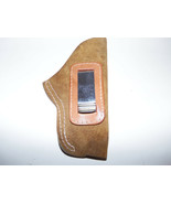 Brauer Bros Mfg IWB RH Leather Suede Holster w Metal Clip 40R-33 Sub Com... - $28.66