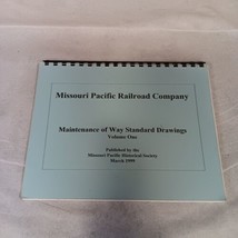 Missouri Pacific Railroad Maintenance Way Standard Drawings Book Vol 1 1999 - $42.95