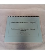 Missouri Pacific Railroad Maintenance Way Standard Drawings Book Vol 1 1999 - $42.95