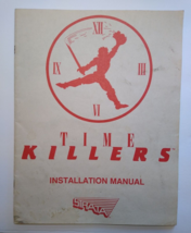 Time Killers Arcade Game Manual Strata Original 1992 Installation Servic... - £12.25 GBP