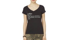 coffee definition shirt, women&#39;s size L/junior XL - £9.02 GBP