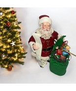 San Francisco Music Box Co Santa Claus Coming to Town Figurine Decor~ Ba... - $39.59