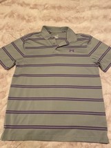 mens under armour heat gear polo large EUC - $13.09