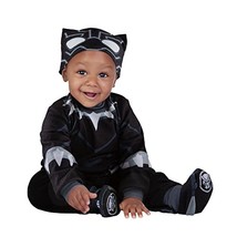 Marvel Infant Black Panther Costume for Boys, Official Black Panther Jumpsuit... - £27.37 GBP