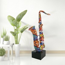 Saxophone Multicolor BIG SCULPTURE 38*19*72 - £294.04 GBP