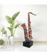 Saxophone Multicolor BIG SCULPTURE 38*19*72 - £291.56 GBP