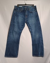 Gap Loose Jeans Men&#39;s 35x32 Straight Dark Wash Baggy Skater Y2k Streetwear - $45.53