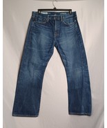 Gap Loose Jeans Men&#39;s 35x32 Straight Dark Wash Baggy Skater Y2k Streetwear - $45.53