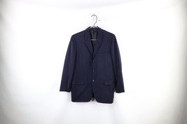 Vintage 50s Rockabilly Mens 38S Thrashed Wool Gabardine 3 Button Suit Ja... - $59.35