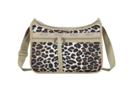 LeSportsac Flaxen Leopard Deluxe Everyday Crossbody Bag Abstract Modern ... - £81.85 GBP