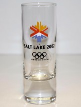 Shot Glass Shooter SALT LAKE 2002 ( Olympic Rings Design on Front ) - £4.71 GBP