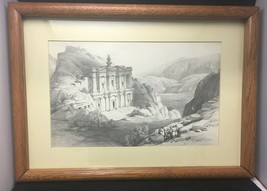 David Roberts drowning Louis print from Vintage lithography Fortress of Akabah P - £53.89 GBP