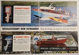 1956 Print Ad Mercury Outboard Motors Mark 75 &amp; Mark 10 Fond du Lac,Wisconsin - $21.85