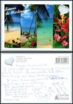 Martinique Postcard - Multiview With Heart Cut-Out Top Right Ba - £2.36 GBP