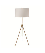 Ore International 58 in. to 72 in. Mid-Century Adjustable Tripod Gold Fl... - $215.35