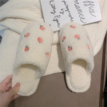 Home Plush Slippers Ins Wind Fashion Non-Slip Female Indoor Cotton Slippers  Cut - £22.05 GBP