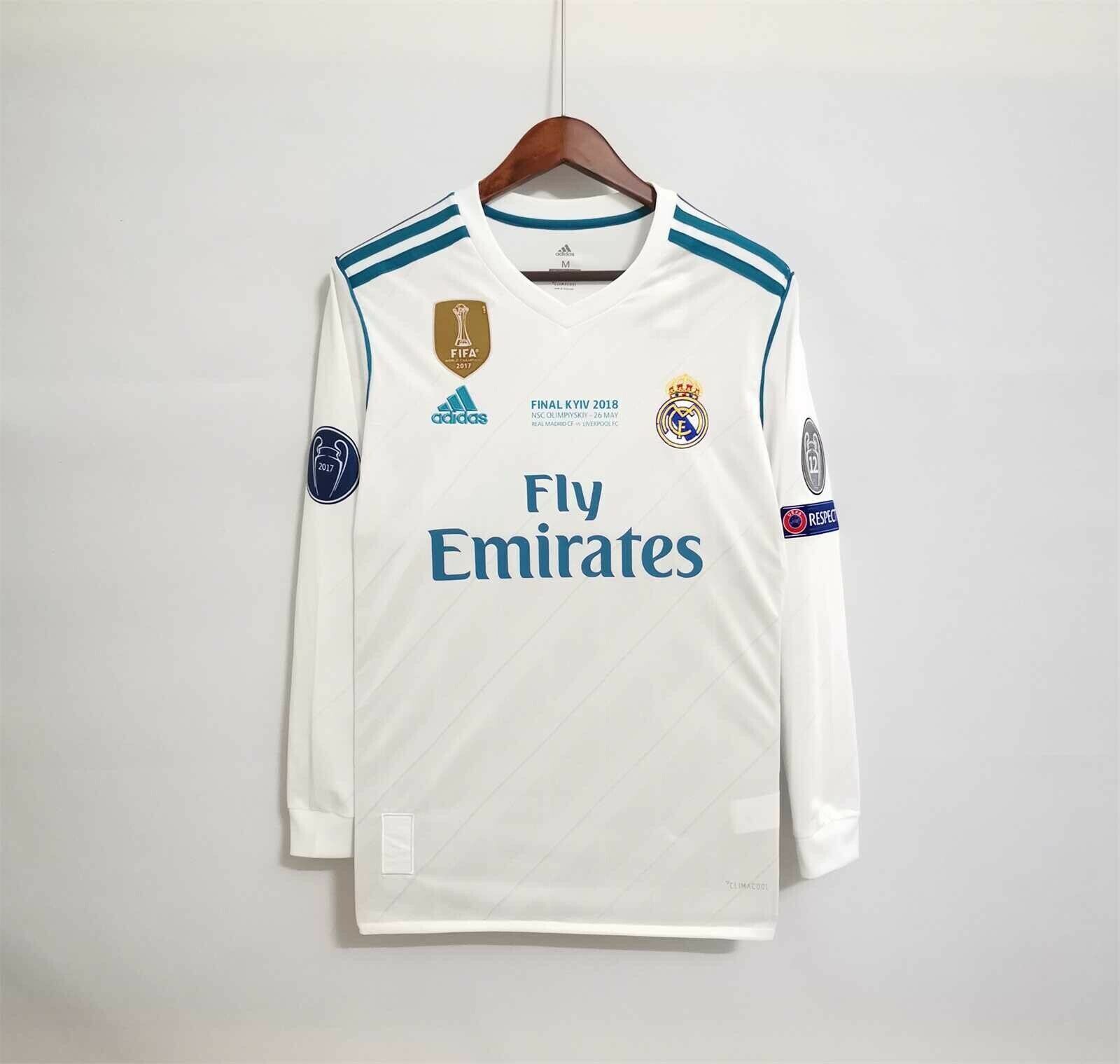Primary image for Real Madrid Soccer Jersey 2017 - 2018 RONALDO BENZEMA RAMOS MARCELO Jersey
