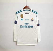Real Madrid Soccer Jersey 2017 - 2018 Ronaldo Benzema Ramos Marcelo Jersey - £67.94 GBP