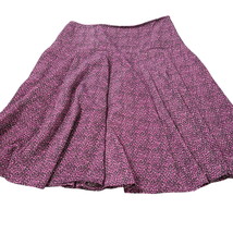 Emma James Womens Skirt Multicolor Size 6 100% Polyester Lined Zipper Flare - $15.20