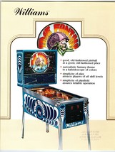 Time Fantasy Pinball Machine Game Flyer Original Vintage Retro Game Artw... - $29.93