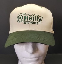 Pre Owned O&#39;Reilly Auto Parts Hat Cap Adjustable Hook &amp; Loop Strap Beige - £7.63 GBP