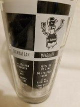 Vintage Federal glass Cocktail Bar Mixology Recipe Glass MINT - £9.38 GBP