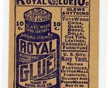 Royal Glue &amp; A B C Headache Powder Envelope R E Slaughter Druggist Kansa... - £21.77 GBP