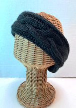 Extra Warmth Inner Lining Soft Stretch Black Knit Headwrap Warmer Ear He... - £14.29 GBP