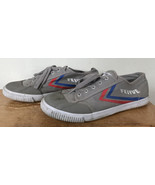 Feiyue 1920 Gray Low Top Athletic Running Shoes Sneakers 12 - £788.37 GBP