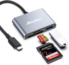 USB C to SD Card Reader USB Memory Card Reader Type C to SD Card Reader Adapter - £22.37 GBP