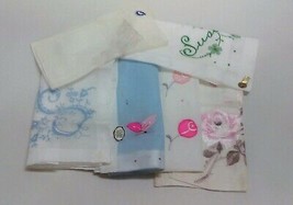 Vintage lot of ladies handkerchiefs mixed lot floral sheer - $34.64