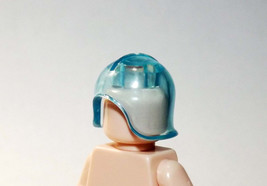 Toys Clear Blue ICE Helmet Minifigure Custom Toys - £1.99 GBP