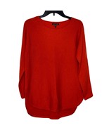 Eileen Fisher Women Sweater Merino Wool Relaxed Tunic Hi-Low Hem Crewnec... - £31.72 GBP