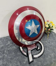 Captain America Shield Replica Marvel Cinematic Shield Captain Rogers w Stand - £137.70 GBP