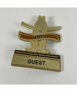 Houston Livestock Show And Rodeo 2015 Guest Pin Large Numbered - $16.59 CAD