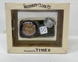 New Vintage Timex Waterbury Clock Co. Desk Roulette Wheel Clock - $14.03