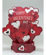 Happy Valentines Day Pop-Up Card By Hallmark Holiday Gift Hearts - $11.28