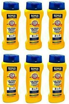 ( LOT of 6 ) Arm Hammer Ultra Max 3-in-1 Body Wash Shampoo Conditioner 12 oz Ea - £26.46 GBP