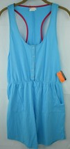 ORageous Womens Henley Racer Tank Coverup Size XL  Blue New W/ Tags - £7.48 GBP