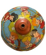 Vintage Ohio Art Tin Lithograph with Children Playing Toy Top A1-28 - $30.44 CAD