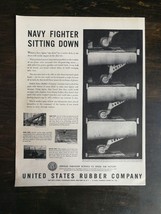 Vintage 1944 United States Rubber. WWII Full Page Ad 324 - £5.44 GBP