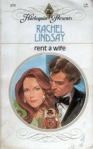 Rent A Wife (Harlequin Presents #375) by Rachel Lindsay / 1980 Romance Paperback - £0.90 GBP
