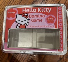 Sanrio &quot;Hello Kitty&quot; Edition 28 Super-Sized Dominoes Game Collector’s Tin - £7.66 GBP