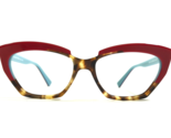 Jean Lafont Eyeglasses Frames GIRL 532 Red Blue Brown Tortoise Cat Eye 5... - $224.18