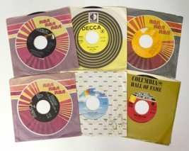 6x Country 45rpm 7&quot; Singles Steve Wariner June Stearns Jerry Reed Jimmy Dean - £13.18 GBP